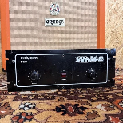 Vintage 1970s White / Matamp Tour Range F320 Solid State Stereo Power Amplifier - Image 1 of 4