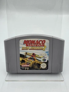 N64 Nintendo 64 Monaco Grand Prix Racing Simulation 2 Modul EUR - Bild 1 von 6