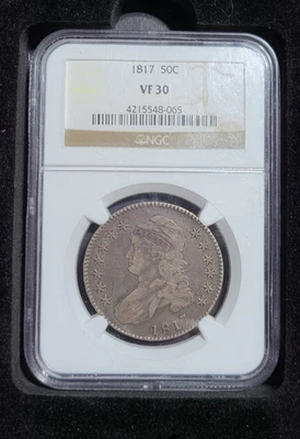 1817 Capped Bust Half Dollar - NGC VF30 - Image 1 of 2