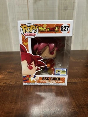 Pegatina SSG GOKU 827 Funko Pop SDCC Comic Con Foto 1 de 4
