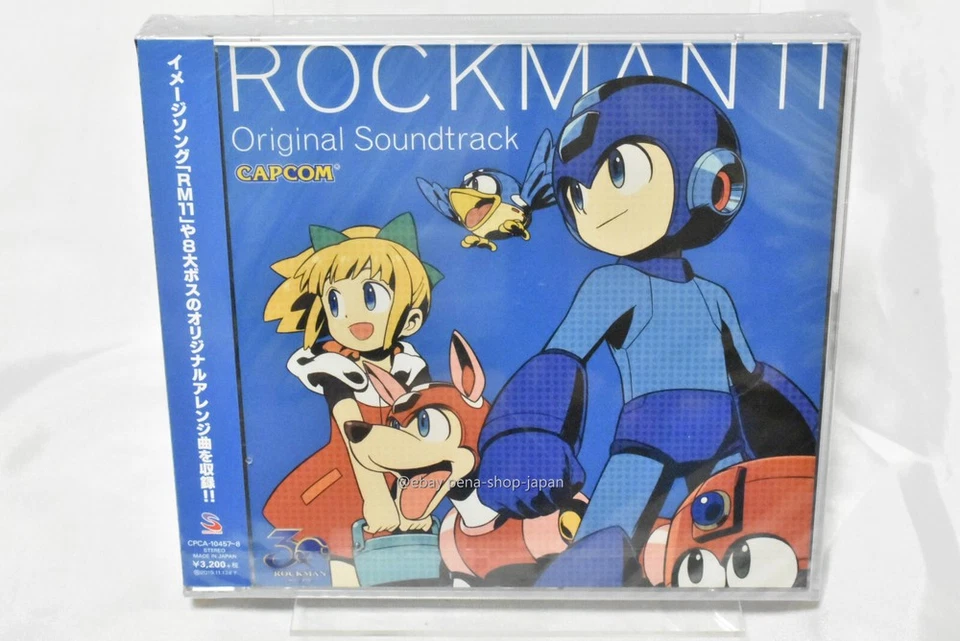 Mega Man Rockman 11 Unmei no Haguruma Original Soundtrack Music CD NEW Japan - Image 1 of 2