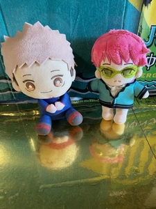 ANIME THE DISASTROUS LIFE OF SAIKI K PLUSH 9” & JUJU PLUSH - Picture 1 of 11
