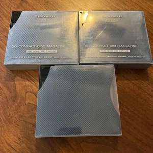 (3) Three Pioneer Six Compact Disc Magazine Multi Play For Home And Auto - Picture 1 of 6