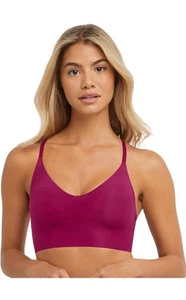 Maidenform Womens V-Neck Comfort Pullover Lace Back Wireless Bra, Size M - Picture 1 of 3