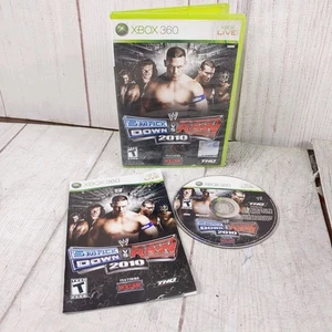CRACKED CASE - WWE SmackDown vs. Raw 2010 ECW Komplett Xbox 360, 2009 CiB GETESTET - Bild 1 von 6
