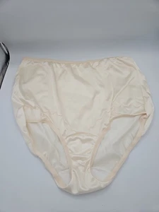 Vintage Granny seidiges hellgelbes Höschen von Dixie Belle Größe 7 - Bild 1 von 5