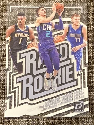 Clearly Donruss - 评级新秀 -LaMelo Ball、Zion Williamson、Luka Doncic #1 — 第 1/2 张图片