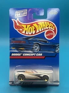 2000 Hot Wheels Mainline/Collector #167 DODGE CONCEPT CAR White w/3 Sp Malaysia - Picture 1 of 4