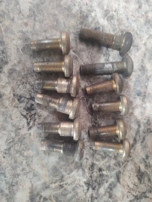 87-89 Ford Mustang Seat Belt Bolts Set Front & Rear Convertible FACTORY OEM Foto 1 de 4