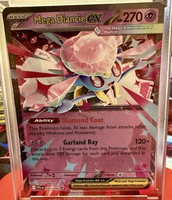 ✨ Mega Diancie EX 041/094 Full Art Ultra Rare – XY Phantom Forces – Mint ✨ - Image 1 of 3