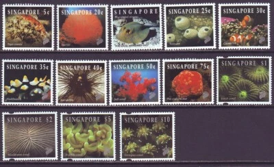 Singapore 1994 SC 674-684A MNH Set Marine Life - Image 1 of 3