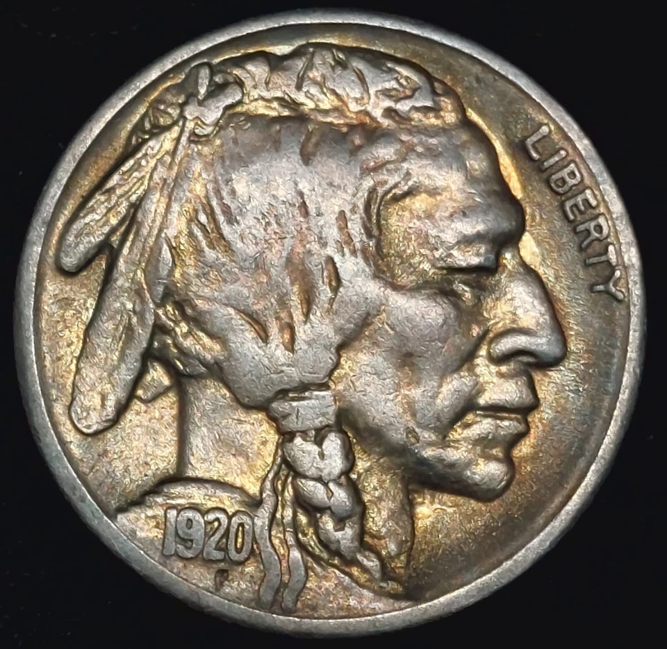 1920-S  BUFFALO NICKEL  ~ TOUGHER DATE COIN ~ AU - Image 1 of 2