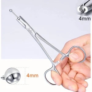 Dermal Anchor Insertion Tool für Body Piercing, Kugelhaltezange 4mm Loch - Bild 1 von 11