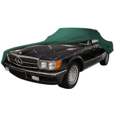 Indoor car cover fits Mercedes-Benz R107 SL bespoke Goodwood Green cover With... - Imagem 1 de 4