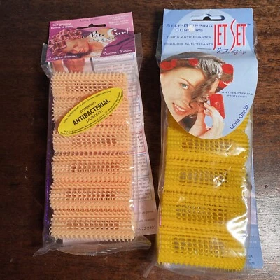 Oliva Garden Nite Curl Sleep & Style Curlers 7/8" & Jet Set EZ Grip 1 1/4 Curler - Image 1 of 2