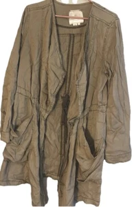 HEI HEI Anthropologie drapierte Locell Morgan elegante Jacke Damen Gr. Medium M - Bild 1 von 2