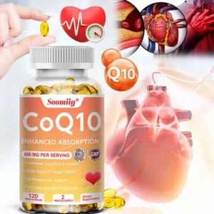 Coenzyme Q10 Kapseln Hochdosiert - 450mg - CoQ10 Ubiquinon - Natürlich - Bild 1 von 9
