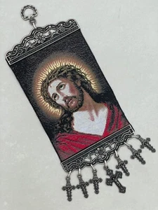 Jesus Christus und die Dornenkrone Webteppich Webteppich Wandteppich Wandbehang - Bild 1 von 8