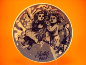 PORSGRUND Assiette De Noël 1984 - Picture 1 of 2