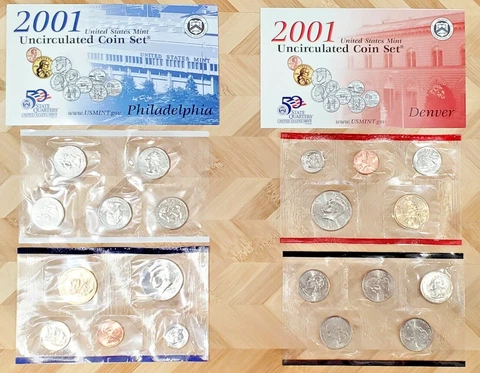 2001 U.S. MINT SET Cover