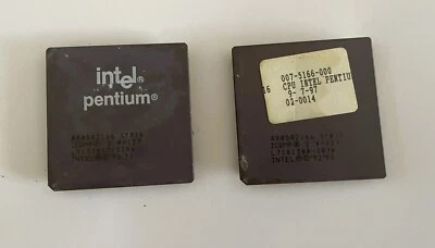Lot of 2 x Intel Pentium iPP Ceramic CPUs – Vintage Processors for Gold Recovery - Image 1 of 4