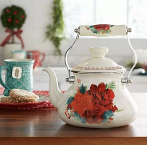 Caldera de té The Pioneer para mujer, rosa alegre, 1,9 cuartos de galón - Imagen 1 de 5