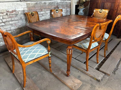 Amazing Sheraton Revival Dining Table & Superb Chairs STUNNING QUALITY - Image 1 of 4