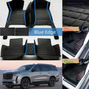 Car Floor Mats For CADILLAC Escalade SRX XT4 XT5 XT6 2002-2024 Carpets 3D Auto - Foto 1 di 39