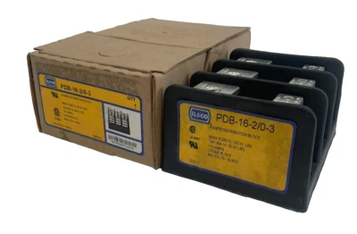 NEW ILSCO PDB-16-2/0-3 POWER DISTRIBUTION BLOCK 175AMPS 3 POLE 600VOLTS PDB16203 - Image 1 of 4