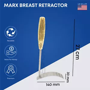 Mamoplastia retractora de senos Marx hoja curva 140x30 mm grado alemán - Imagen 1 de 1