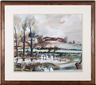 Rowland Suddaby (1912-1972) - Signed Mid 20th Century Gouache, Winter Skies