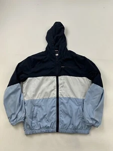 John Galt Jacket Womens OS One Size Colorblock Full Zip Hooded Brandy Melville - Picture 1 of 8