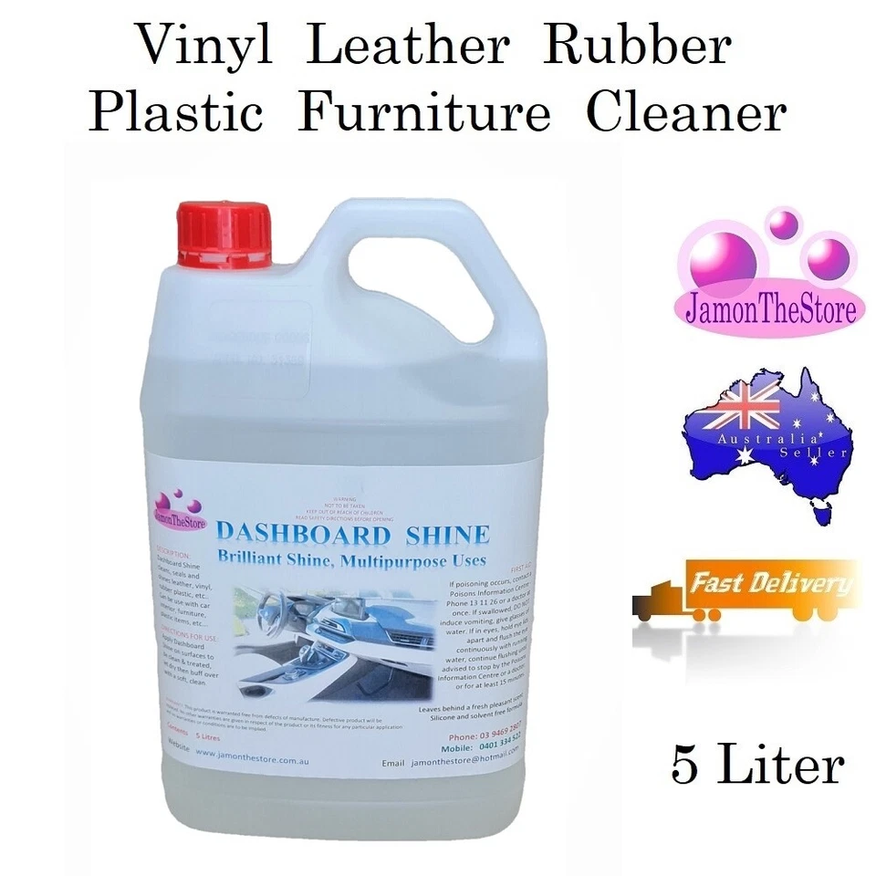 Dashboard Shine Car Interior Vinyl Leather Rubber Plastic Furniture Cleaner 5 lt - image 1 of 1