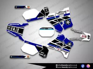 Yamaha DT 125R DTR DT125R Graphics Kit Sticker Decal Set (Blue & White) - Picture 1 of 1
