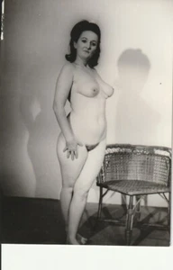 PRINTING PHOTOsilver amateur 1960 NAKED WOMAN NUDE ARTISTIC 9x13cm - Picture 1 of 1