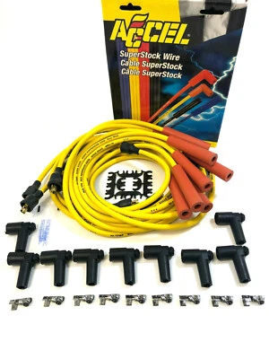 Ford 289 302 351W 5.0L 8mm Universal Spark Plug Wire Set Ignition HEI - Image 1 of 4