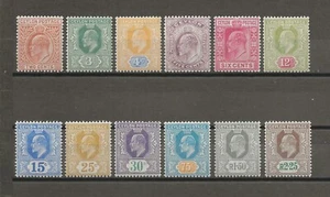 CEYLON 1903/05 SG 265/276 MINT - Picture 1 of 2
