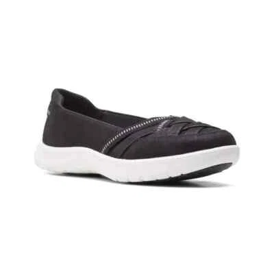 Clark’s Cloudsteppers Adella Poppy Zapatos NUEVO Talla 5.5 M Negros Planos Cómodos Foto 1 de 4