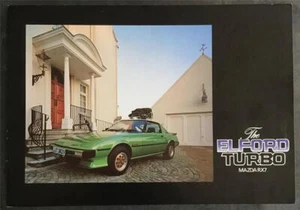 MAZDA RX7 ELFORD TURBO Car Sales Specification Leaflet 1981-82 - Picture 1 of 2