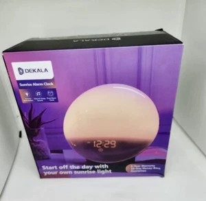 Dekala Arkenstone Sunrise Alarm Clock, Smart Wake-up Light, Ambient Light & Work - Picture 1 of 1