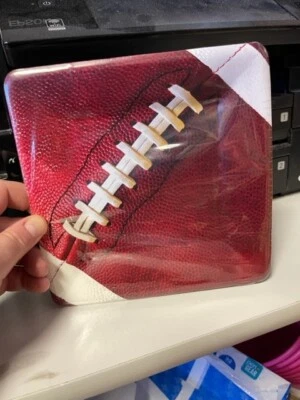 Football Party Supplies Sports NFL Super Bowl 7" Dessert Plates 8 Pack New!!! - Image 1 of 2