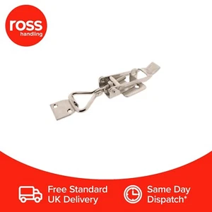 Pack of 1 x Large Stainless Steel Adjustable Latch - Padlock- 304 Grade UK - Picture 1 of 3