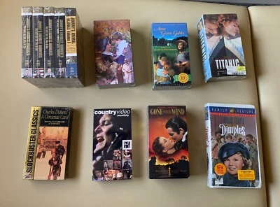 Factory  sealed VHS collection.  8 Classic Titles Including Gone With The Wind. - Image 1 of 4