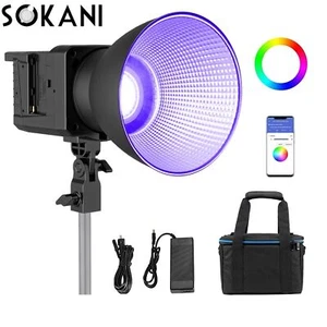 Sokani X100 RGB 100W LED Video Light COB Light Full colors photography Light APP - Picture 1 of 12