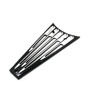 CNC Black Radiator Frame Grill Fit For Harley Touring FLHR FLTR FLHX 2014-2016 - Imagen 1 de 9