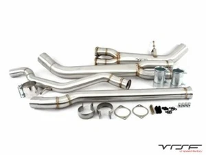 VRSF High Flow Single Mid-pipe Upgrade for 2015 – 2019 BMW M3 & M4 F80/F82 S55. - Picture 1 of 2