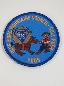 Boy Scouts Patch Blue Ridge Mountains Council Gold Rush 2005 - Picture 1 of 2