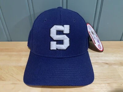 penn state zephyr hat Men’s Fitted 7 1/4 Blue White Brand New Tags Vintage - Image 1 of 4