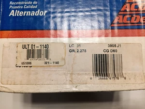 AC Delco Alternator ULT R111958B ULT 01-1140 Remanufactured - Picture 1 of 5