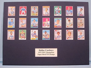 Dallas Cowboys - 1971 NFC Champions & Winners of Super Bowl VI  - Bild 1 von 1
